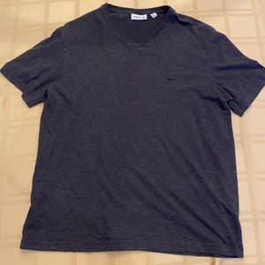 Men’s Lacoste V Neck Tee Shirt